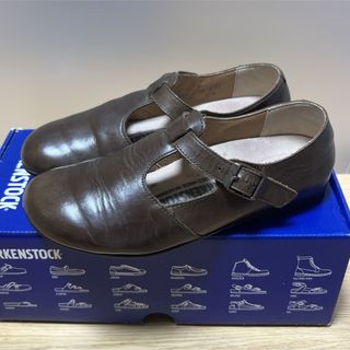 ビルケンシュトック(BIRKENSTOCK)の美品☆BIRKENSTOCK ビルケンシュトック ティッケル ダークブラウン(ローファー/革靴)