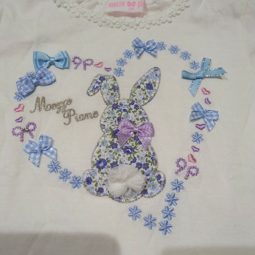 mezzo piano(メゾピアノ)のメゾピアノ　長袖トップス キッズ/ベビー/マタニティのキッズ服女の子用(90cm~)(Tシャツ/カットソー)の商品写真