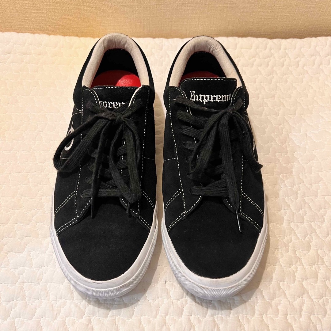 27cm Supreme Vans Sid Pro バンズ シュプリーム 黒