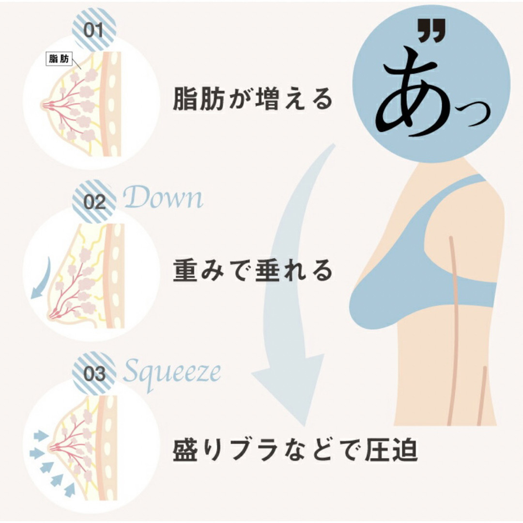 吸い付く◎シームレス脇高ナイトブラ 育乳 ブラックXL レディースの下着/アンダーウェア(ブラ)の商品写真