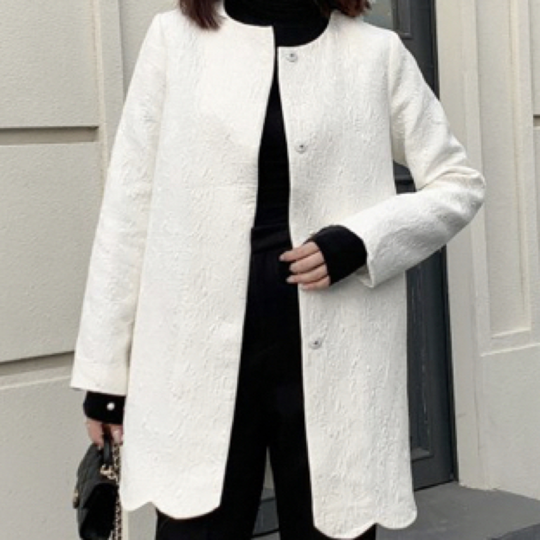 BIRTHDAYBASH Fur Collar Mantle BIRTHDAYBASH Fur Collar Mantle