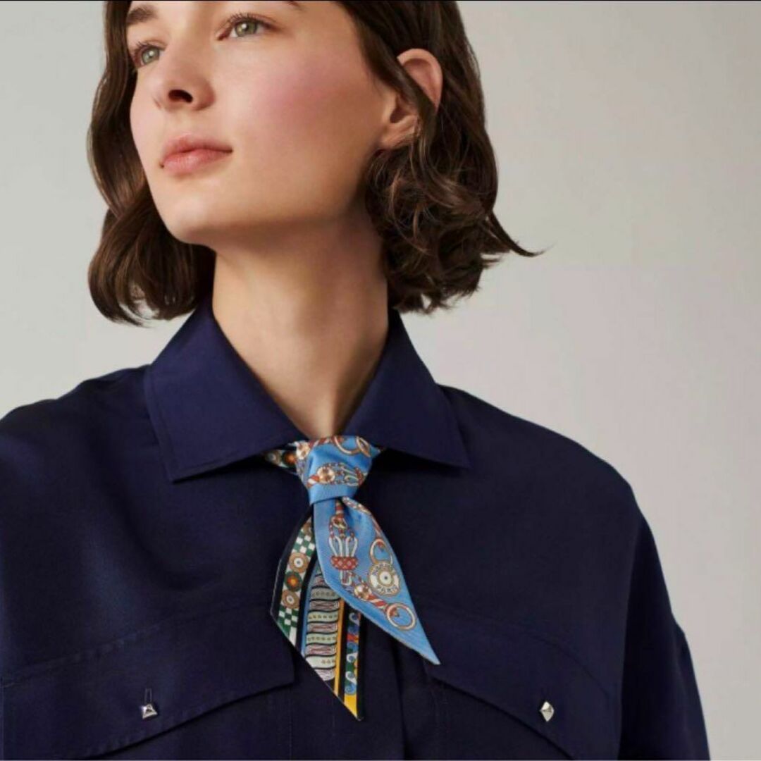 Hermes - 【新品未使用】エルメス ツイリー 「ハーネスの薔薇窓」の
