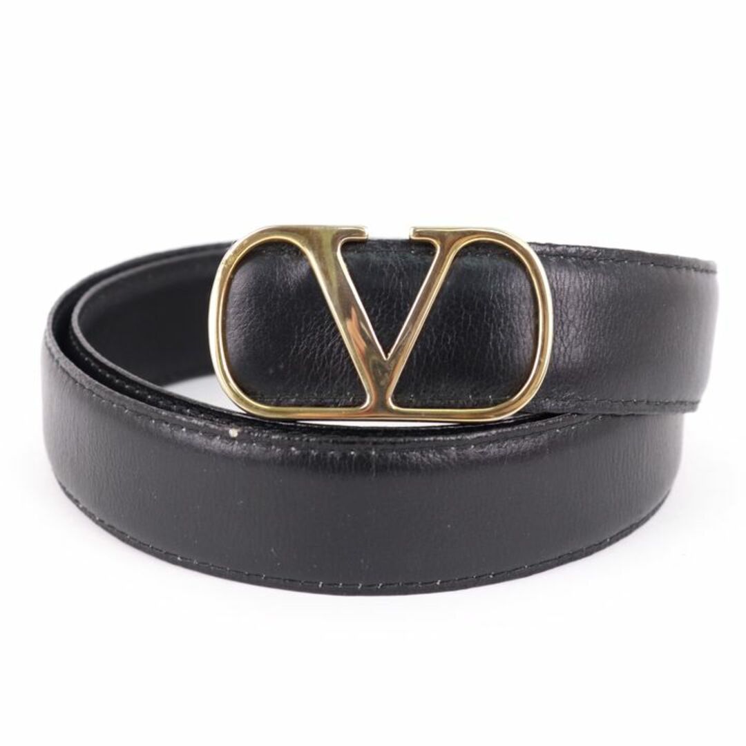 VALENTINO - ヴァレンティノ ベルト レザー Vロゴ イタリア製 ブランド