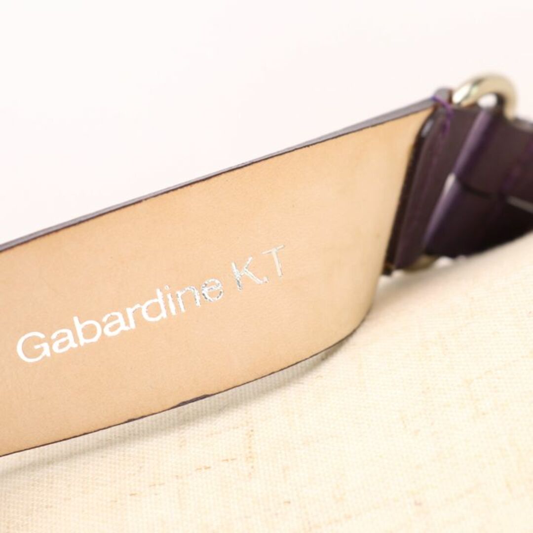 ギャバジンケーティー チェーンベルト レザー リング ブランド 小物 レディース パープル Gabardine K.T レディースのファッション小物(ベルト)の商品写真