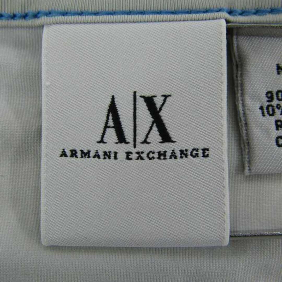 ARMANI EXCHANGE(アルマーニエクスチェンジ)のアルマーニエクスチェンジ 半袖Tシャツ トップス レディース Sサイズ ブルー ARMANI EXCHANGE レディースのトップス(Tシャツ(半袖/袖なし))の商品写真