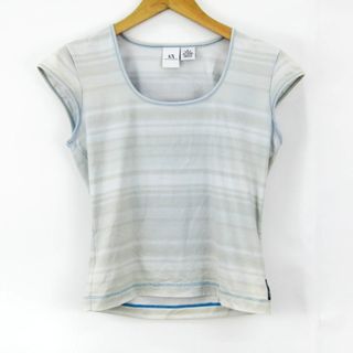 アルマーニエクスチェンジ(ARMANI EXCHANGE)のアルマーニエクスチェンジ 半袖Tシャツ トップス レディース Sサイズ ブルー ARMANI EXCHANGE(Tシャツ(半袖/袖なし))