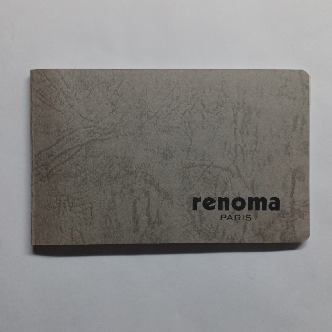 RENOMA(レノマ)のrenoma/アドレス帳 エンタメ/ホビーのエンタメ その他(その他)の商品写真