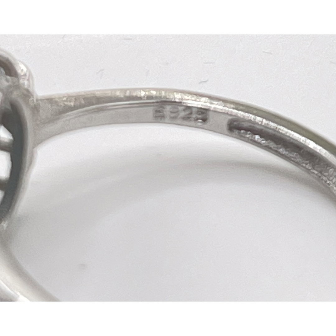 パワーストーン　波模様　天然石　ラリマー　オーバル　9×6㎜球　17号リング レディースのアクセサリー(リング(指輪))の商品写真