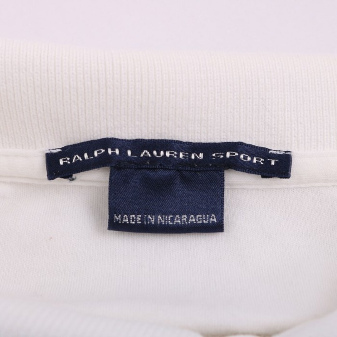 Ralph Lauren(ラルフローレン)のラルフローレン 半袖ポロシャツ トップス L相当 レディース ﾌﾘｰサイズ ホワイト RALPH LAUREN レディースのトップス(ポロシャツ)の商品写真