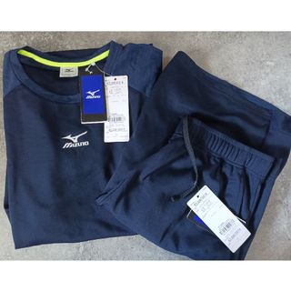 ミズノ(MIZUNO)の【新品未使用品】ミズノ 半袖セットアップ(Tシャツ/カットソー(半袖/袖なし))