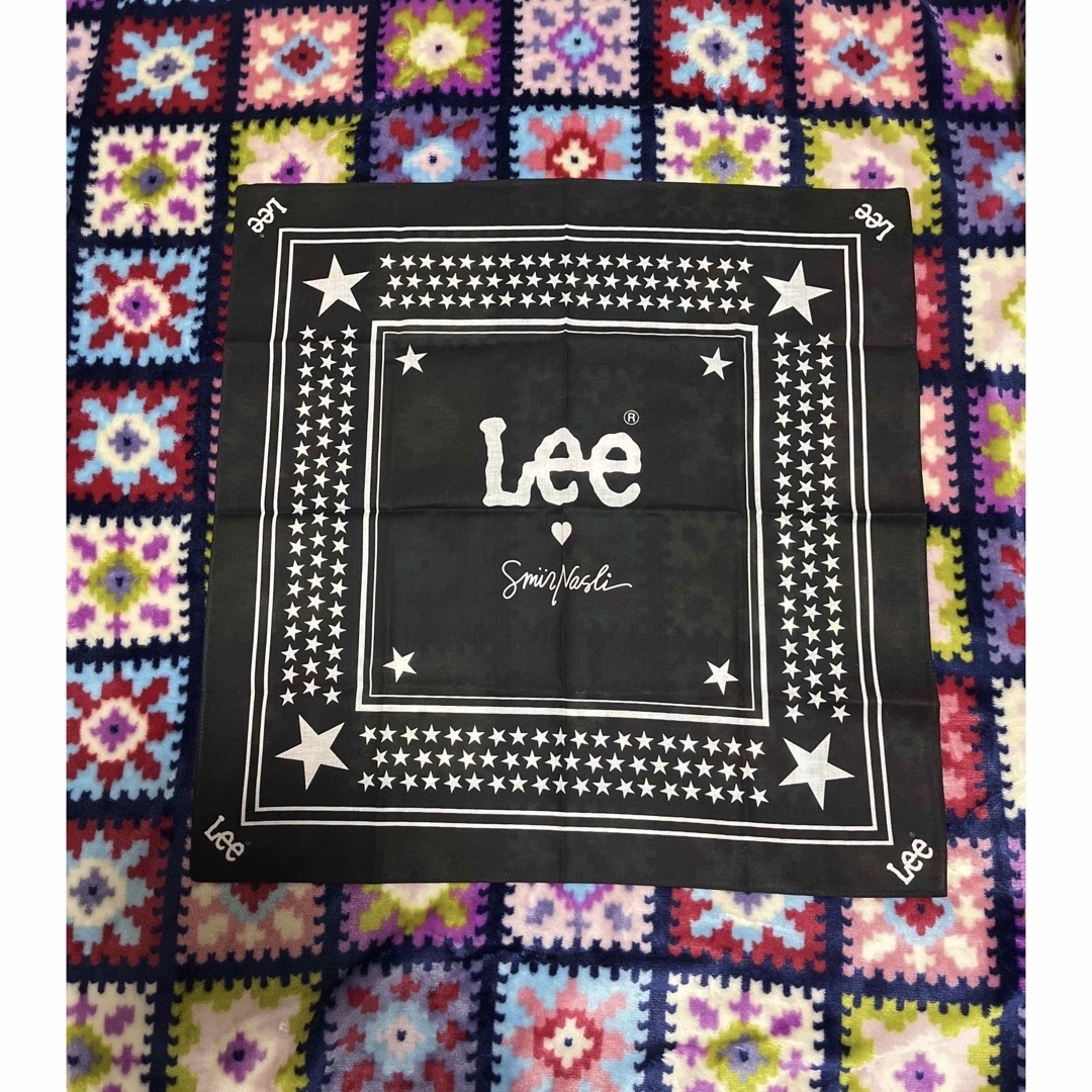 Lee(リー)の閲覧用💙LEE🩵リーモコモコdenimバック斜掛けサイズ調節可バンダナ付✨希少 レディースのバッグ(ショルダーバッグ)の商品写真