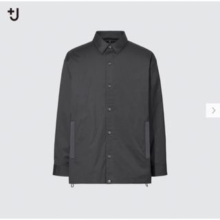 ユニクロ(UNIQLO)のオーバーサイズシャツブルゾン　XXL(シャツ)