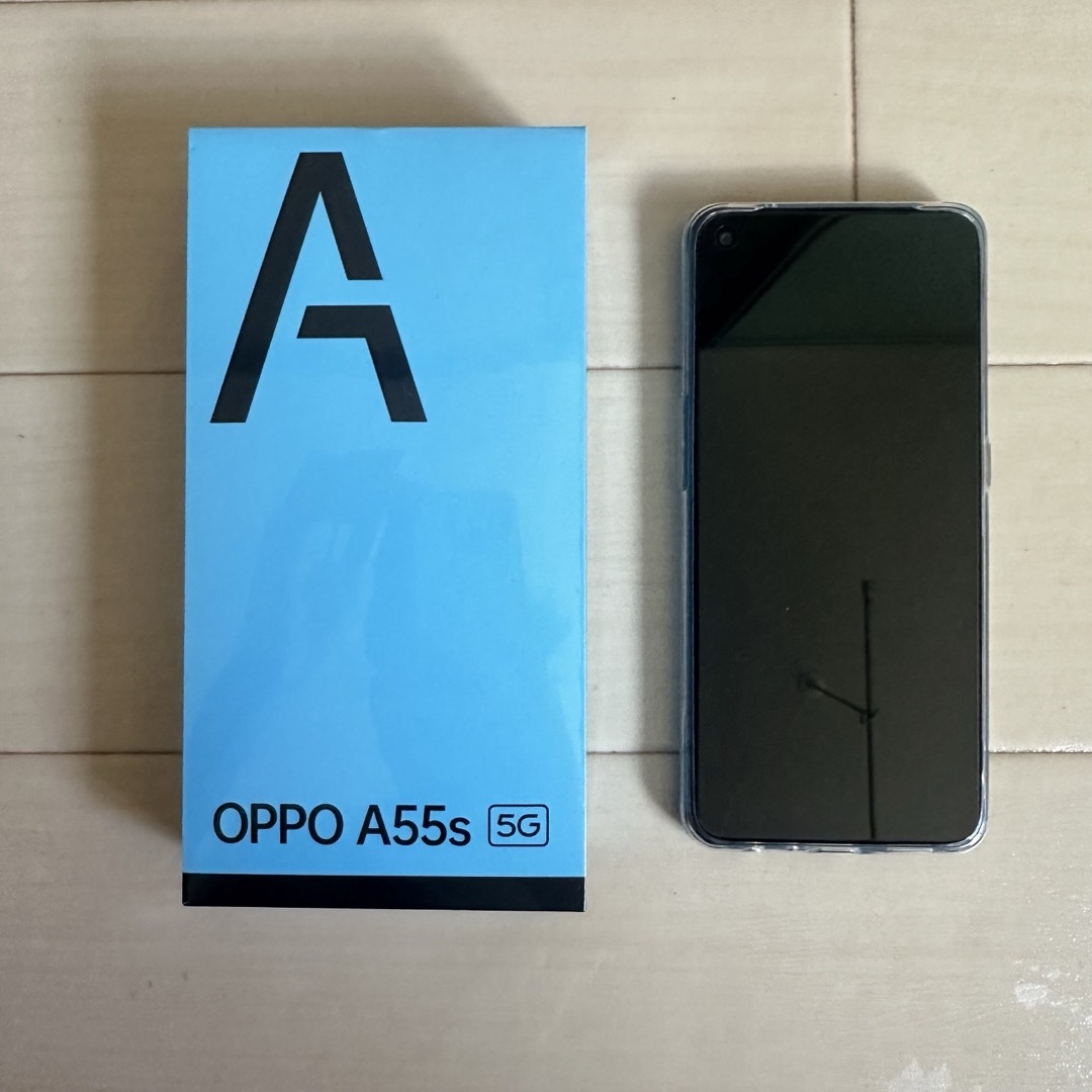 OPPO - OPPO A55s 5G ブラック 64GB SIMフリーの通販 by Raku x 2