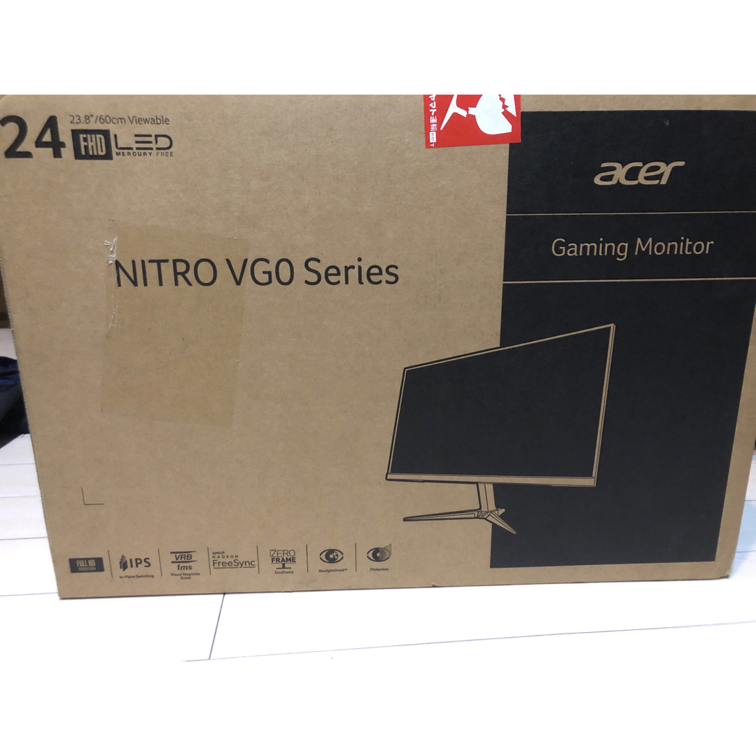 Acer ゲーミングモニター NitroVG240Ybmiifx 23.8インチ