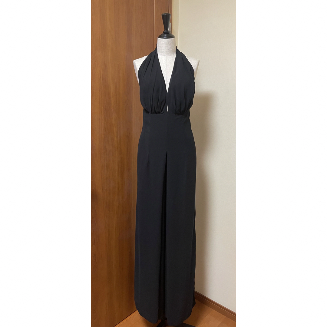 ワンピースCINEMA シネマ　ジャンプスーツ　ブラック サイズ1  ドレス　フォーマル