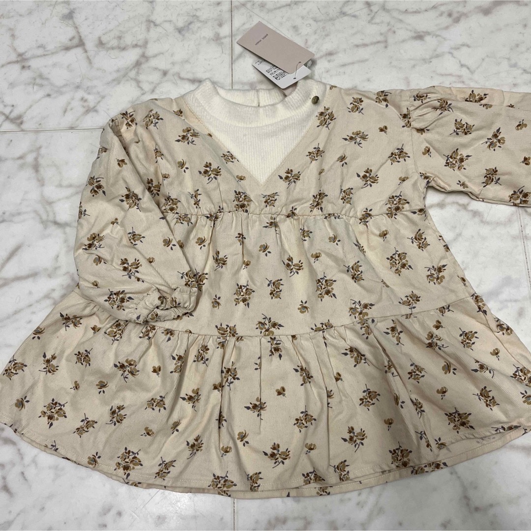 petit main(プティマイン)の新品☆petit main チュニック☆100 キッズ/ベビー/マタニティのキッズ服女の子用(90cm~)(Tシャツ/カットソー)の商品写真