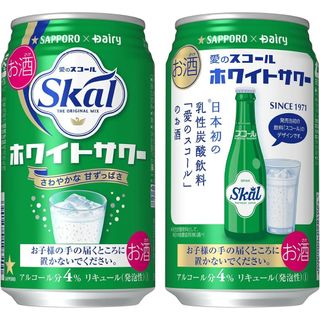 サッポロ 愛のスコール ホワイトサワー チューハイ 340ml×24缶(リキュール/果実酒)