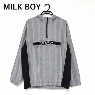 ミルクボーイ(MILKBOY)のmilkboy milk boy ブラックチェック チェック ミルクボーイ(マウンテンパーカー)