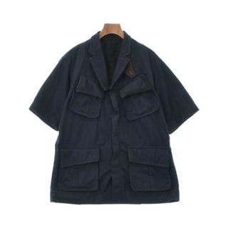 サカイ(sacai)のsacai サカイ カジュアルシャツ 1(S位) 紺 【古着】【中古】(シャツ)