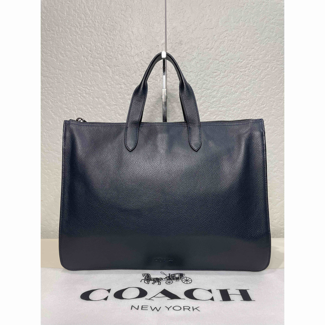 COACH(コーチ)の【極美品】定価6.9万　コーチ　メンテ済み　ビジネス　レザー　バッグ　194 メンズのバッグ(ビジネスバッグ)の商品写真