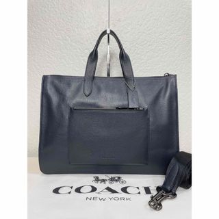 コーチ(COACH)の【極美品】定価6.9万　コーチ　メンテ済み　ビジネス　レザー　バッグ　194(ビジネスバッグ)