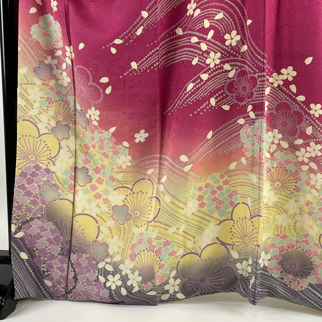 振袖 美品 逸品 身丈166.5cm 裄丈65cm 正絹-