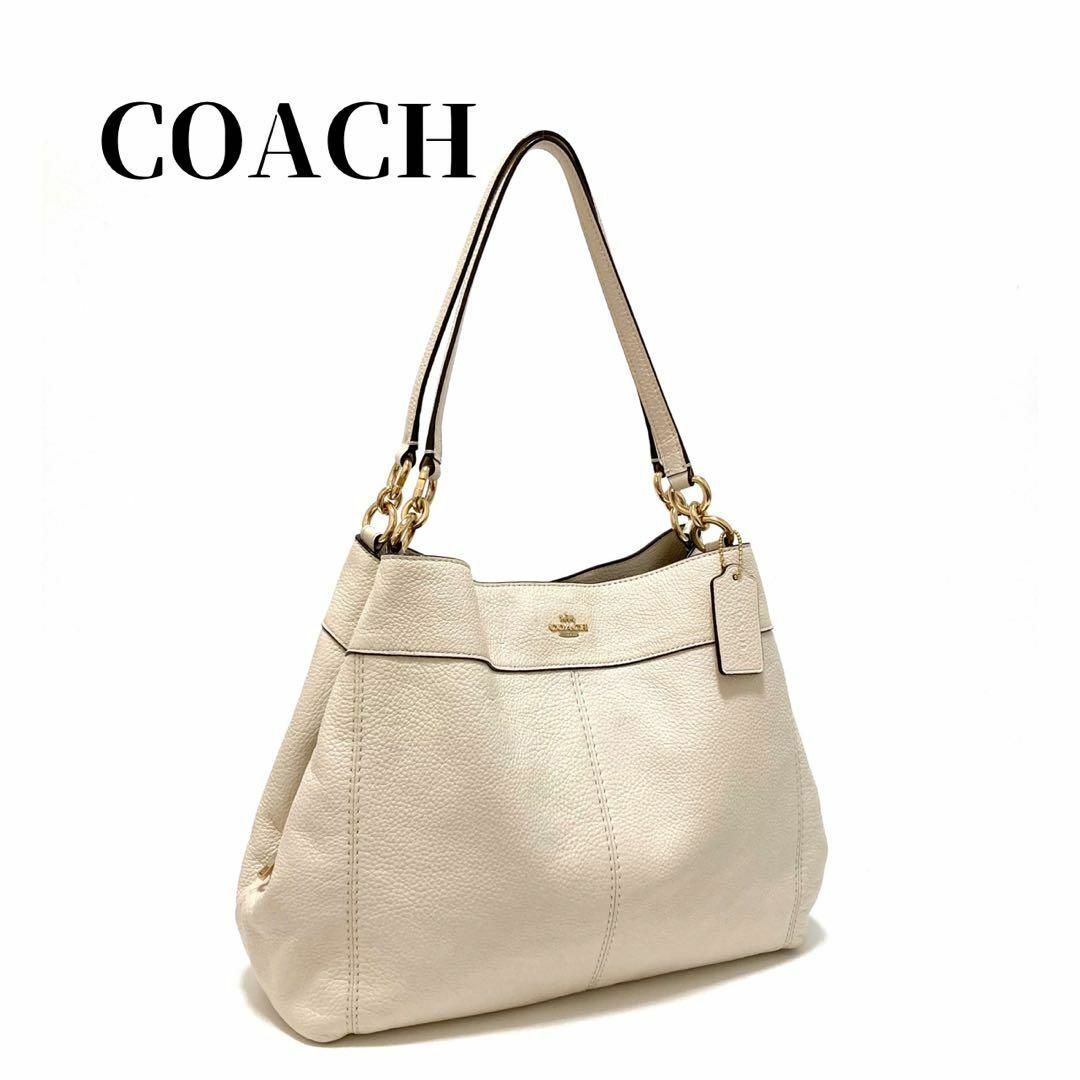 COACH(コーチ)のコーチ F28997 レクシー ショルダーバッグ トートバッグ ホワイト レザー レディースのバッグ(ショルダーバッグ)の商品写真