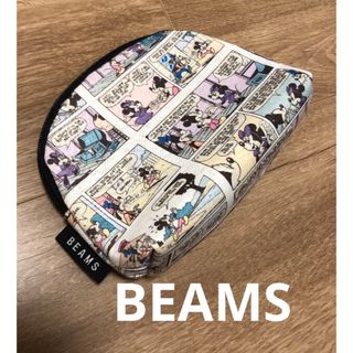 ビームス(BEAMS)のレトロミッキーポーチ　ビームス　BEAMS アニメーション 多機能ポーチ(キャラクターグッズ)