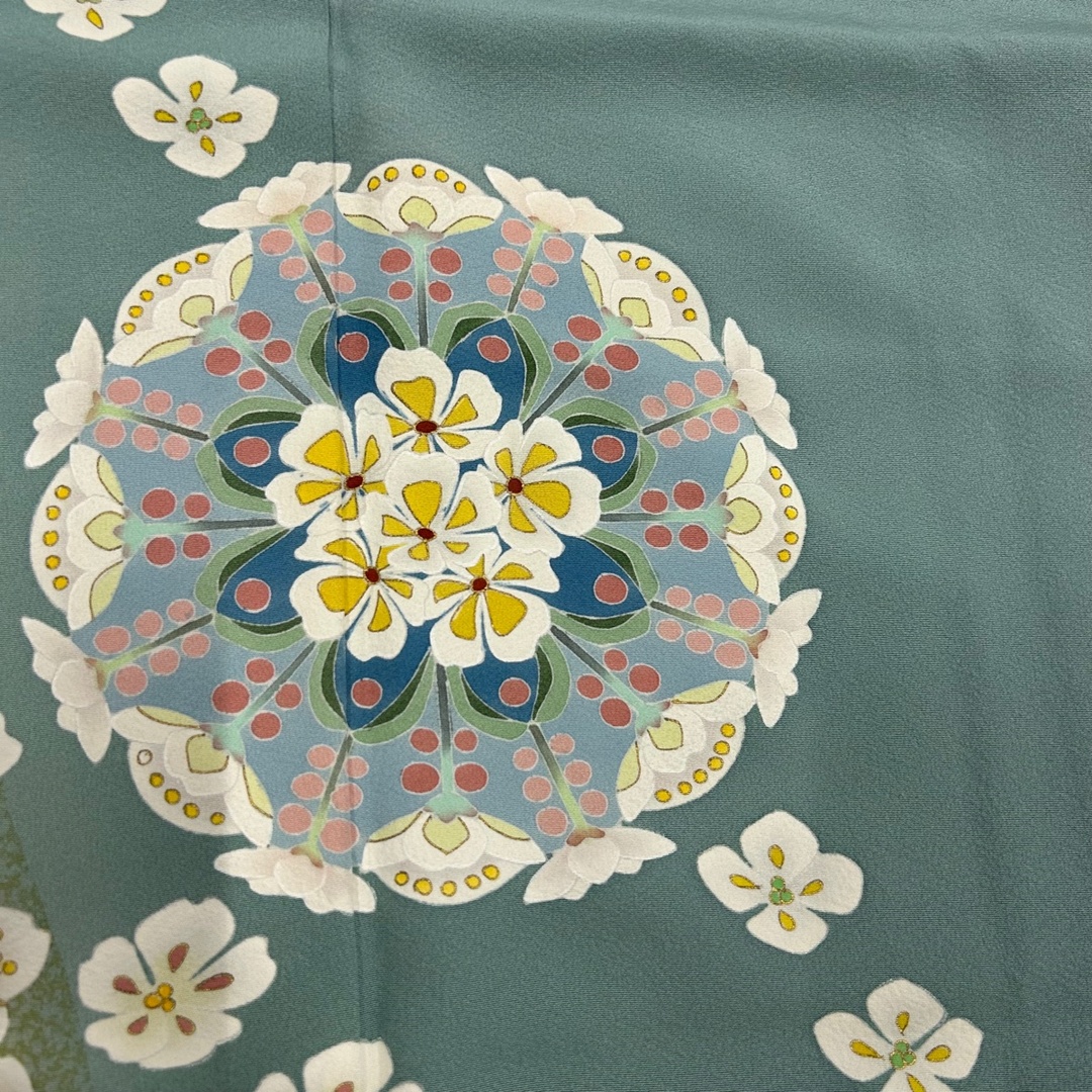 付下げ 身丈151cm 裄丈65cm 正絹 秀品 【中古】
