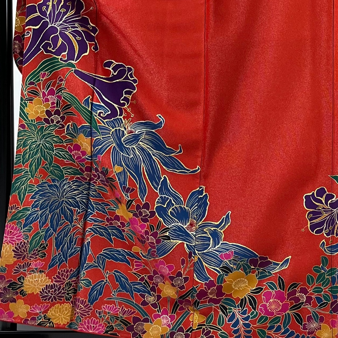 振袖 身丈159cm 裄丈64cm 正絹 美品 名品 【中古】 振袖 美品 名品 身丈159cm 裄丈64cm 正絹