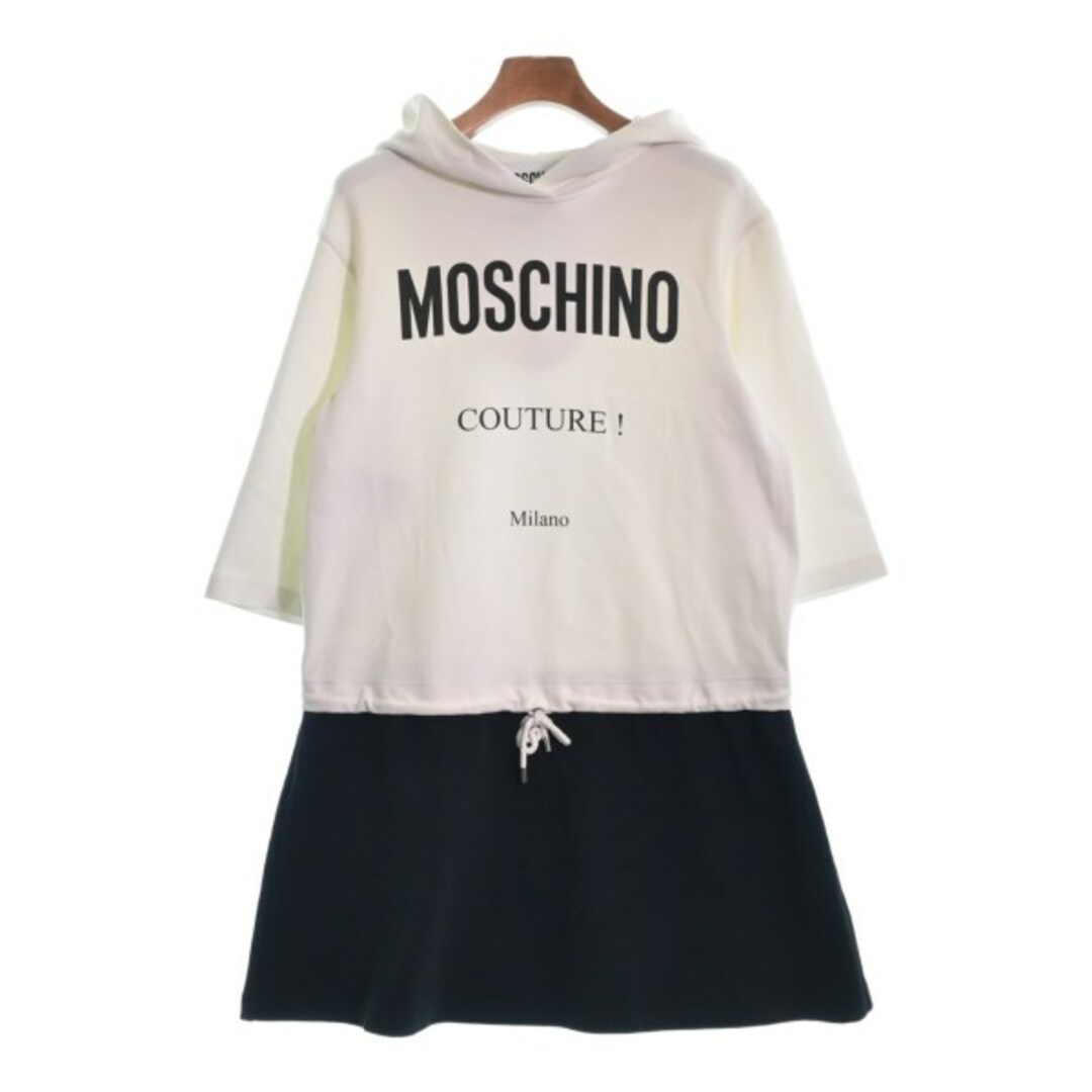 寸法は平置素人寸法です未使用　MOSCHINO　モスキーノ デニムスカート　　クチュール　ブラック