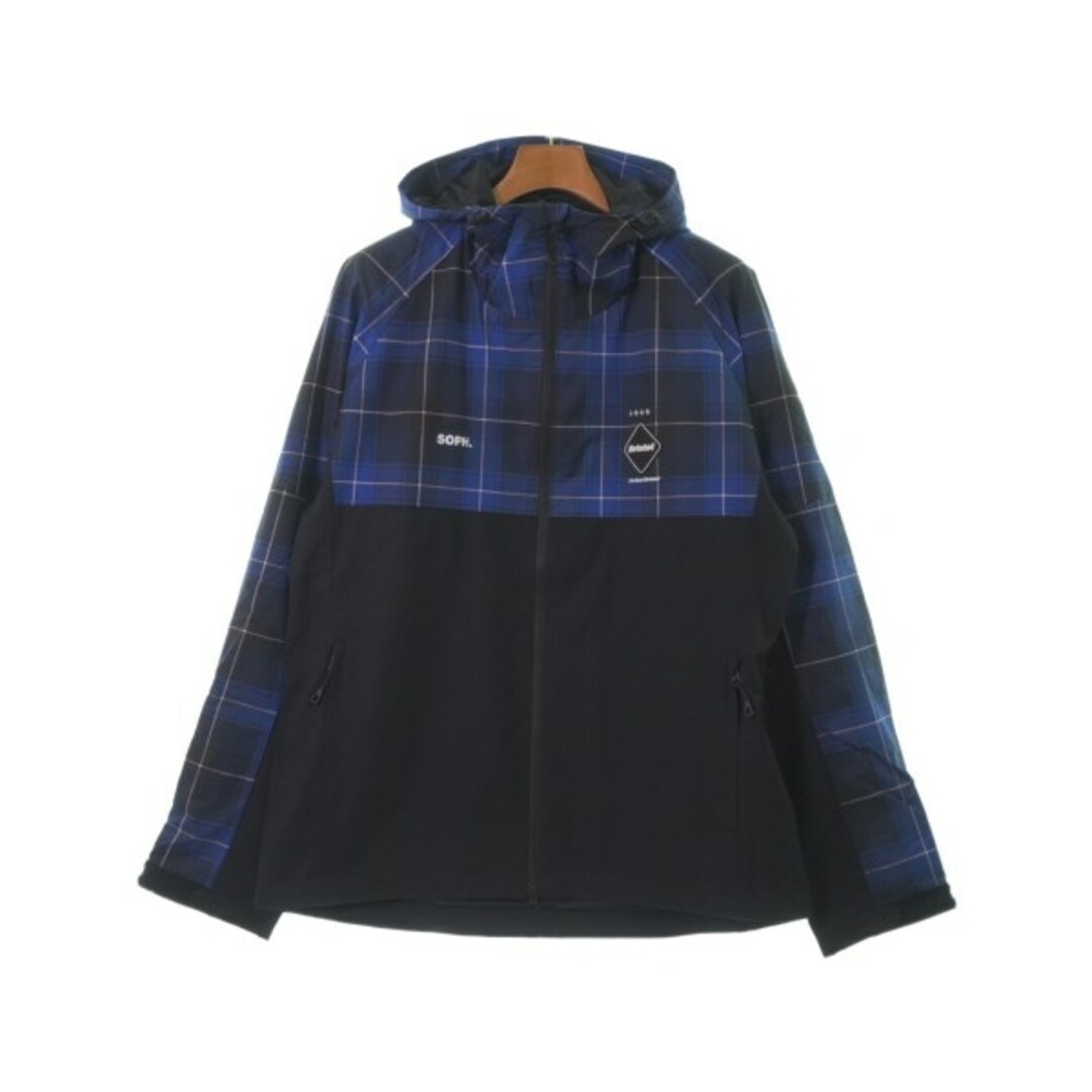 F.C.R.B ブルゾン(その他) L 黒x青x白(チェック) 【古着】【中古】の