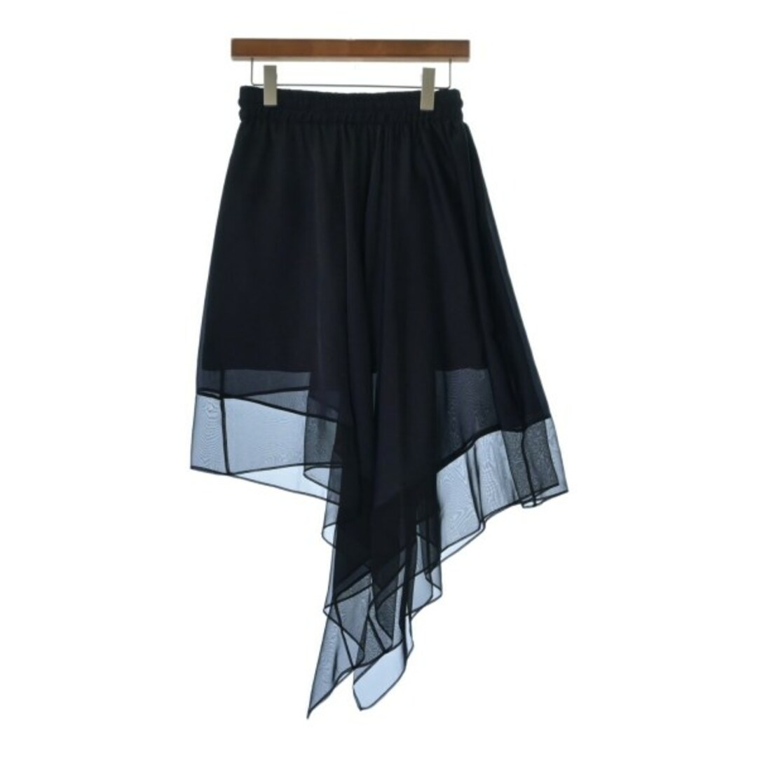 sacai - sacai サカイ ひざ丈スカート 2(M位) 紺 【古着】【中古】の