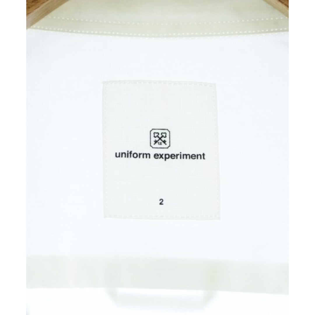 uniform experiment(ユニフォームエクスペリメント)のuniform experiment カジュアルシャツ 2(M位) 白 【古着】【中古】 メンズのトップス(シャツ)の商品写真