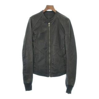 Rick Owens リックオウエンス ライダース XS グレー 【古着】【中古】(ライダースジャケット)