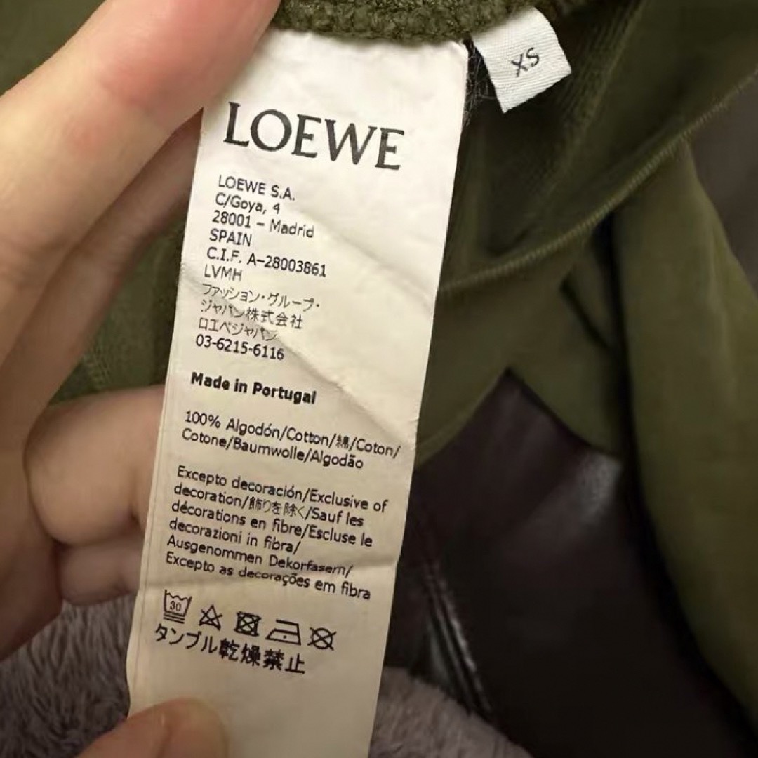 loewe 22ss エンブロイダリースウェット