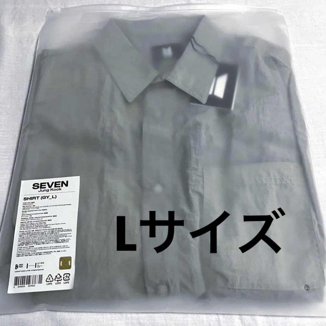 BTS ジョングク トレカなしseven SHIRT シャツ Lサイズ