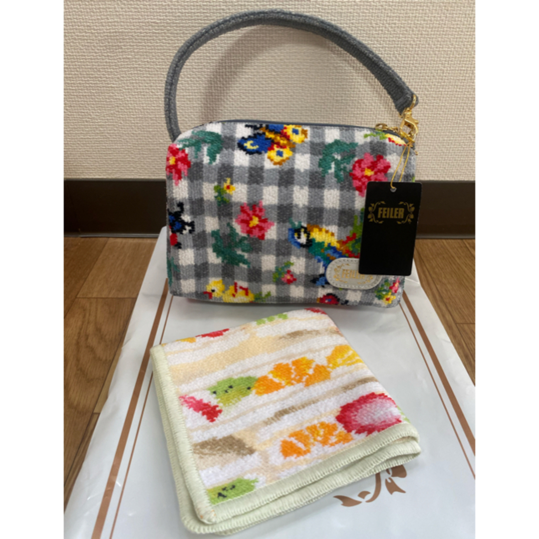 ファッション小物【専用】♡フェイラー ハイジチェック 手付きポーチ