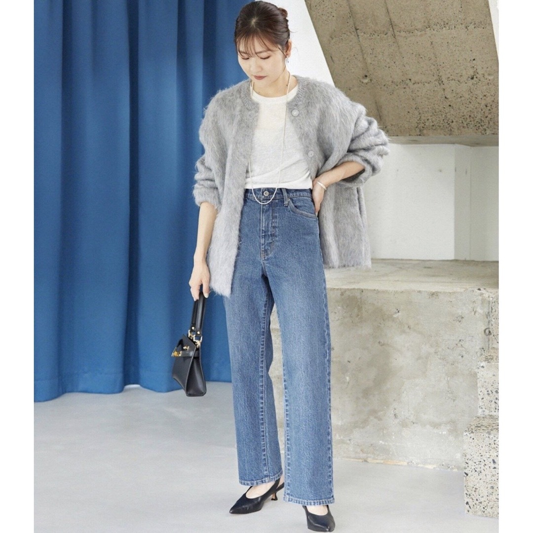 LE DENIM ストレートデニムパンツ