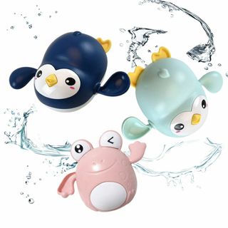 Konstantie 乳幼児向け ゼンマイ式 泳ぐお風呂 おもちゃ (pengu(お風呂のおもちゃ)