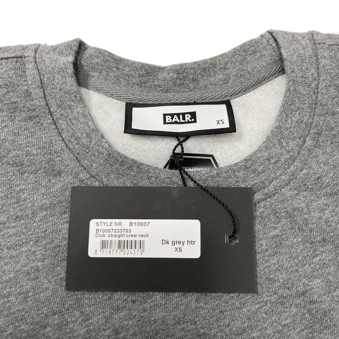 新品 定価2.7万円 BALR. CLUB CREWNECK スウェット グレー