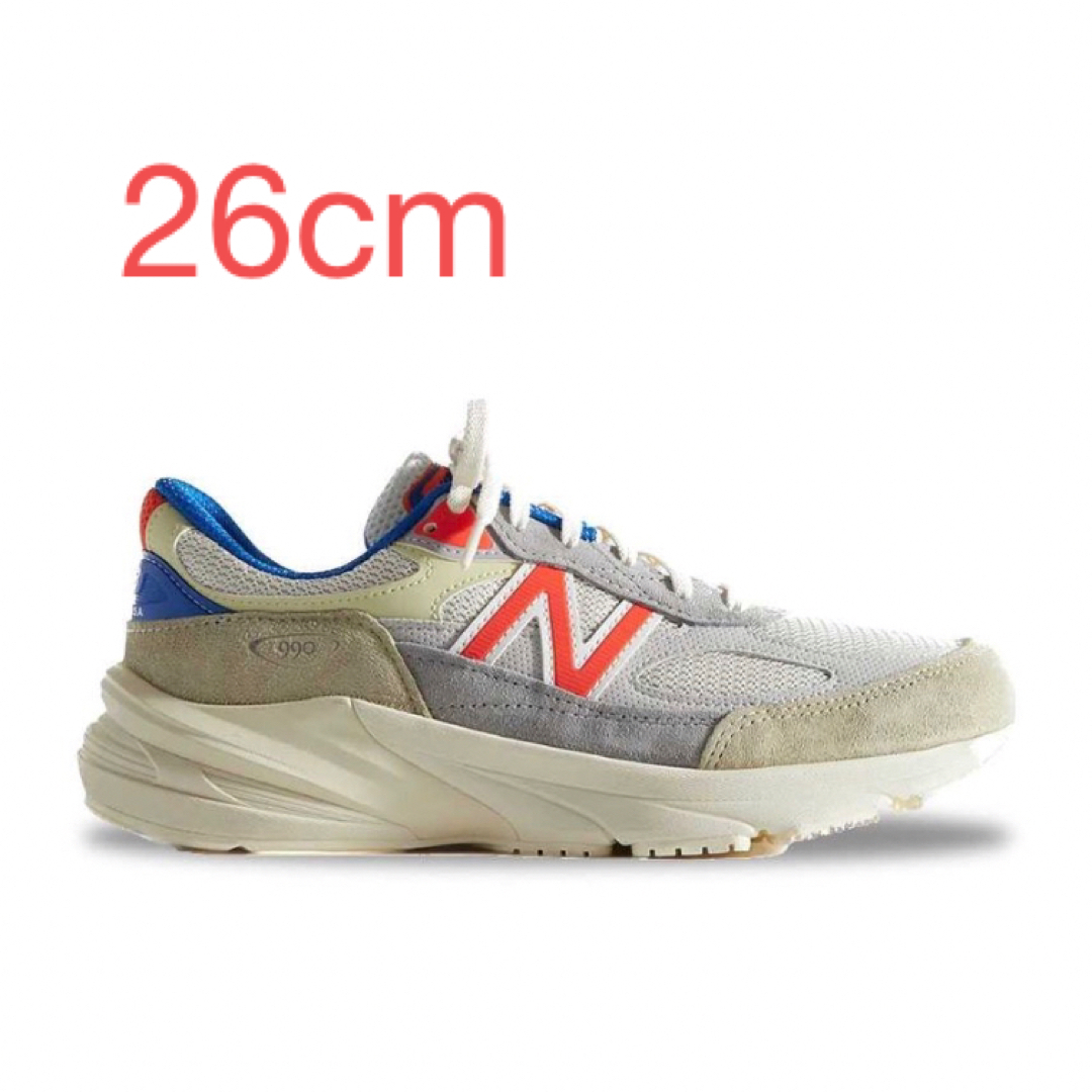 KITH × New Balance 990V6 R F & MSG White