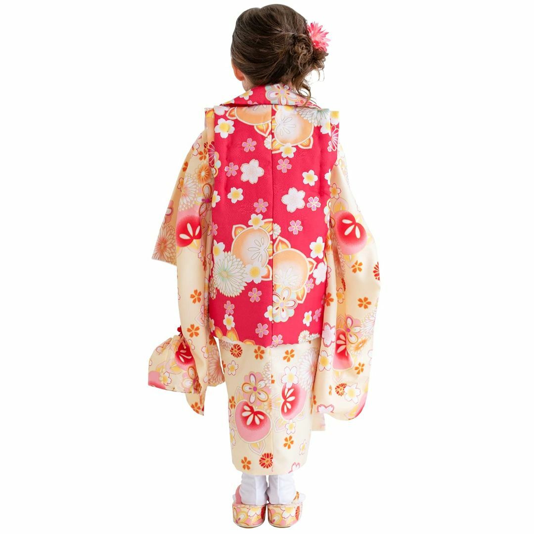 【色: A1-C1】KYOETSU キョウエツ 七五三 3歳 女の子 着物 セッ キッズ/ベビー/マタニティのベビー服(~85cm)(その他)の商品写真