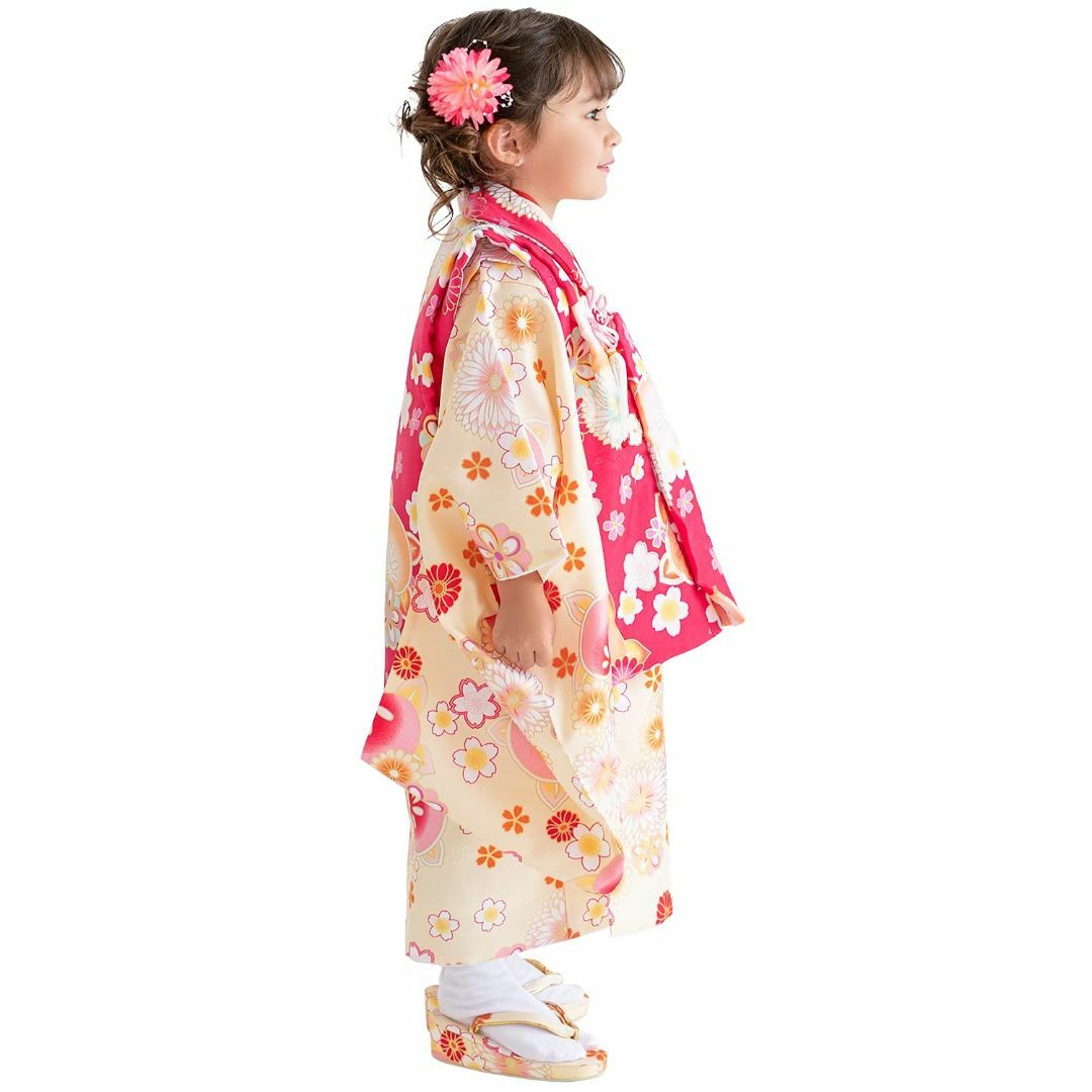 【色: A1-C1】KYOETSU キョウエツ 七五三 3歳 女の子 着物 セッ キッズ/ベビー/マタニティのベビー服(~85cm)(その他)の商品写真