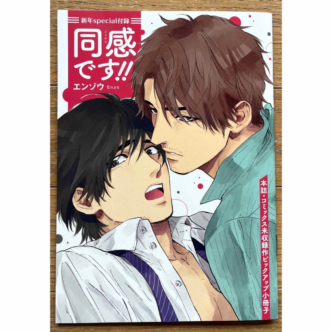 【エンゾウ】「 同感です！！」2022年 麗人1月号 付録　小冊子 エンタメ/ホビーの漫画(ボーイズラブ(BL))の商品写真