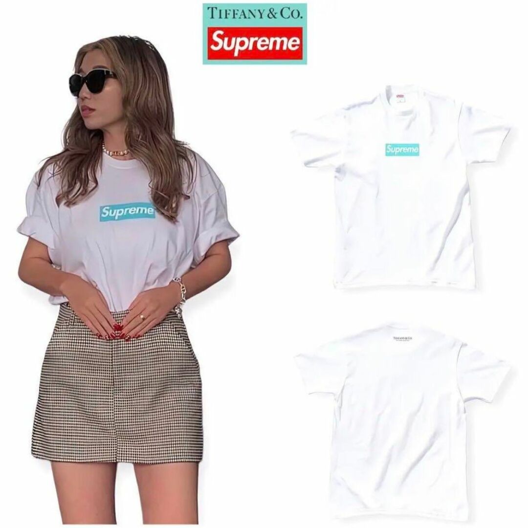 【新品】Supreme Tiffany Box logo Tee Sサイズ