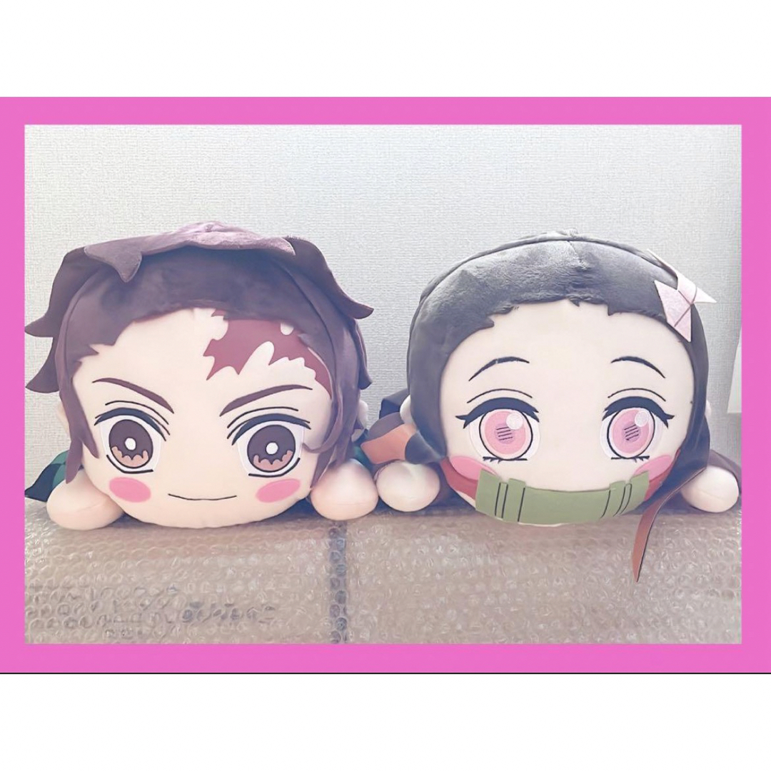 鬼滅の刃(キメツノヤイバ)の❤︎鬼滅の刃 メガジャンボ寝そべりぬいぐるみ 4体セット まとめ売り❤︎ エンタメ/ホビーのおもちゃ/ぬいぐるみ(ぬいぐるみ)の商品写真