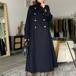 即完売　Ameri VINTAGE 　ロングコート　ペイント柄　匿名配送