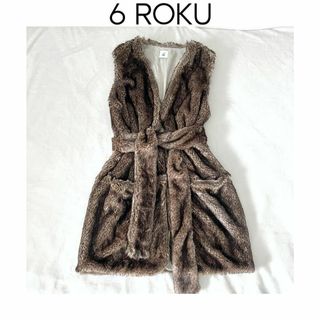 6 (ROKU) - enof twill bag vest イナフ ツイルバッグベストの通販 by