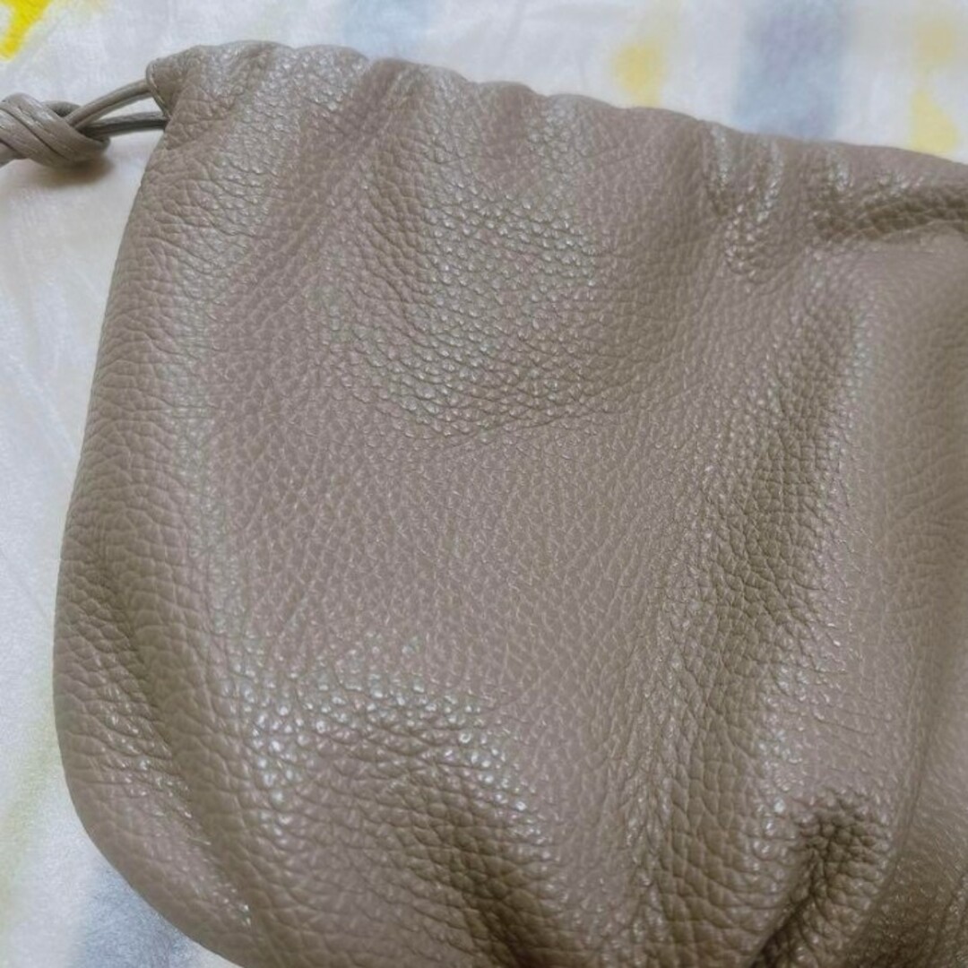 GYPSOPHILA(ジプソフィラ)のayakobag  leather KINCHAKU/CRTE レディースのバッグ(ショルダーバッグ)の商品写真